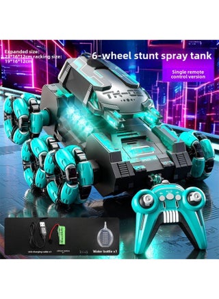 Six Wheel Tank Spray Stunt Remote Control Car Gesture Induction Electric Drift Off-Road Children Boys Toys Cross Border-Color:Black And Blue-spray-six-wheel Tank Vehicle -Specifications:Two Sets Of Batteries - pzsku/Z6D39C2EA57D4C4B6732AZ/45/1746231984/41f0bad1-7d07-430a-8af5-6f56b2e4fec7