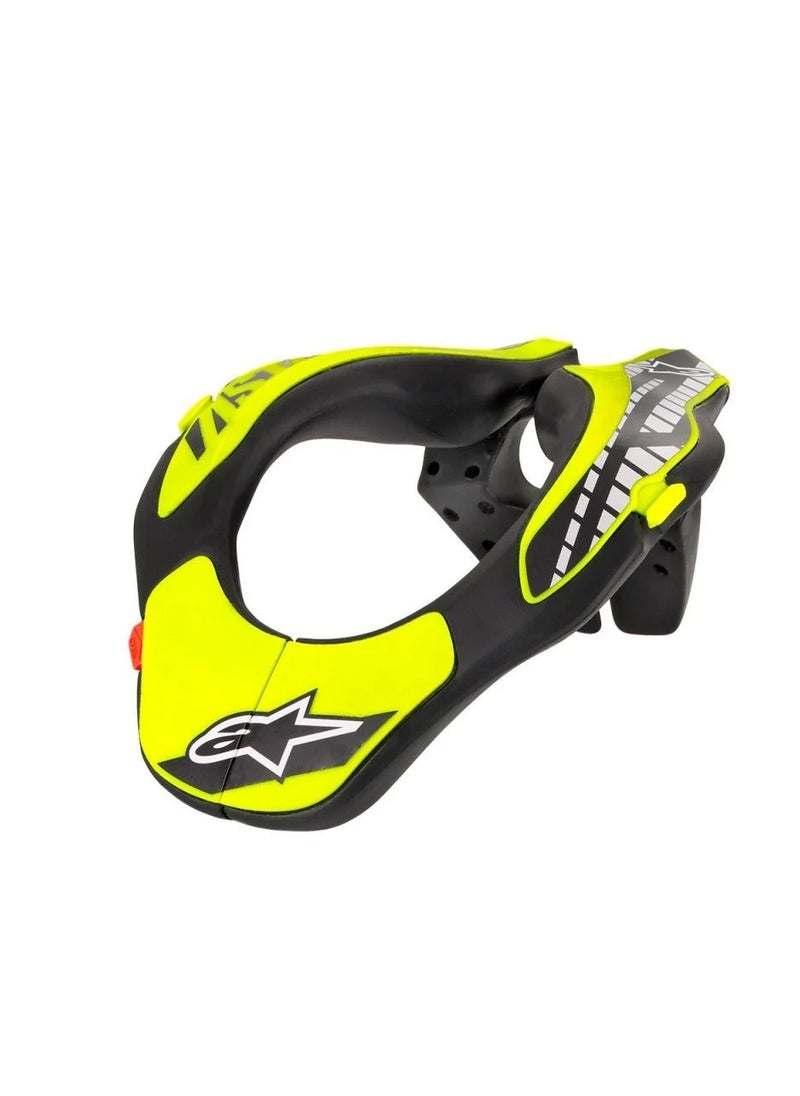 Alpinestars دعامة الرقبة للشباب من Alpinestars - أسود/أصفر فسفوري  - Image 1