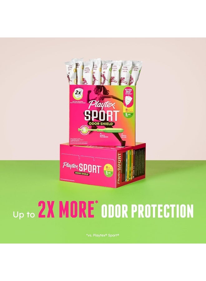 Playtex Sport Odor Shield Tampons Super Absorbency Unscented 32ct Super Tampons for Women Feminine Care Playtex Tampon with 360 Leak Defense and Odor Control - Image 4