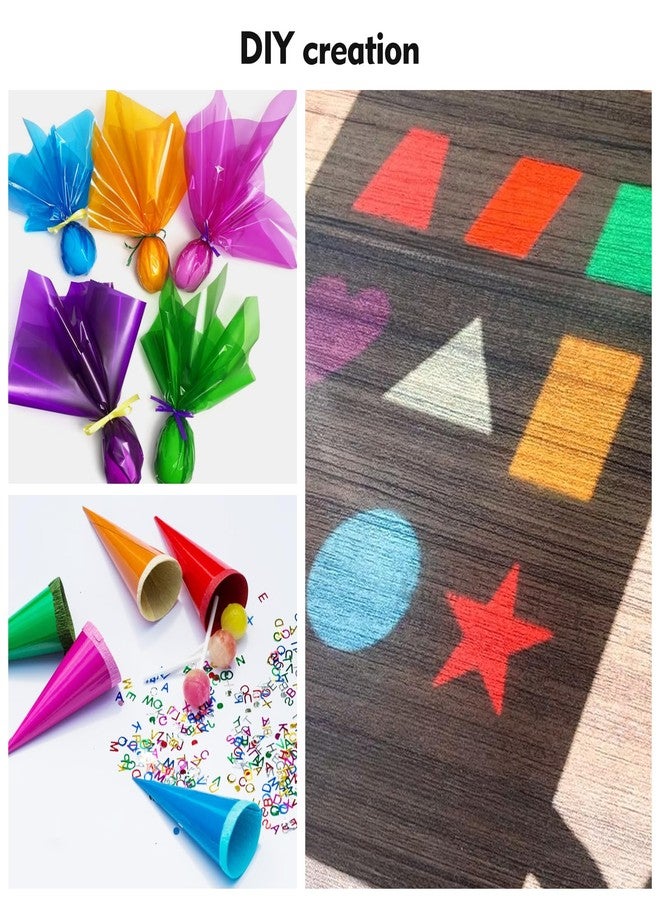 CdbC Colored cellophane packaging for DIY arts and crafts decoration - Image 4