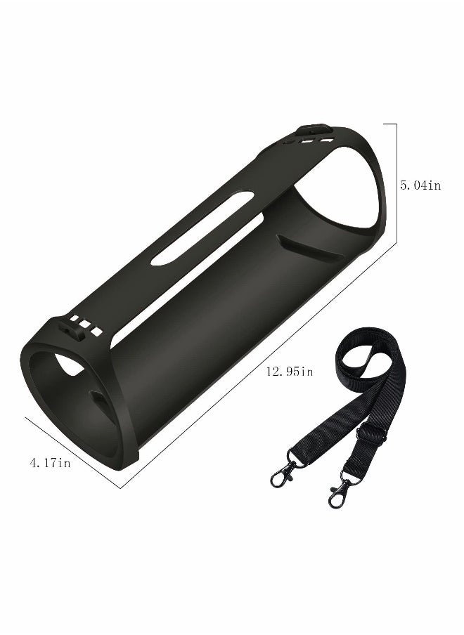 Generic Silicone Case with Shoulder Strap for Sony SRS-XB43 Extra BASS Speaker  - Image 5