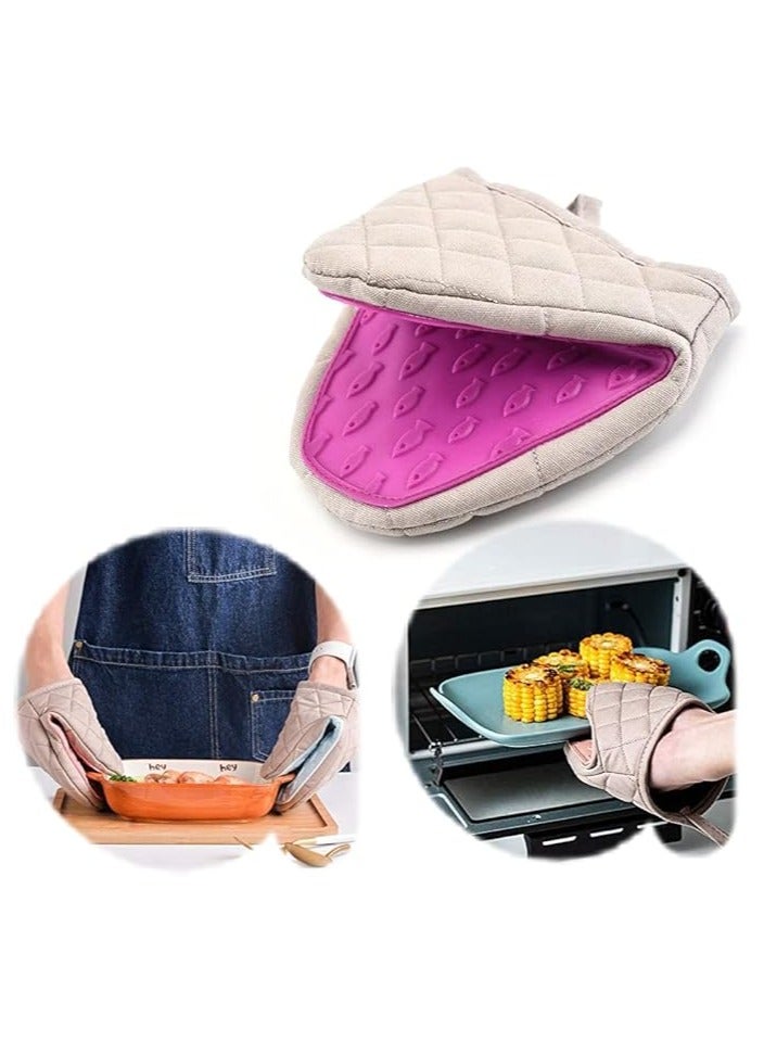 أمازينج. إي جي بي قفاز فرن سيليكون، قفاز مطبخ مقاوم للحرارة، سطح غير قابل للانزلاق، أرجواني - قطعة واحدة (أرجواني) - Image 1