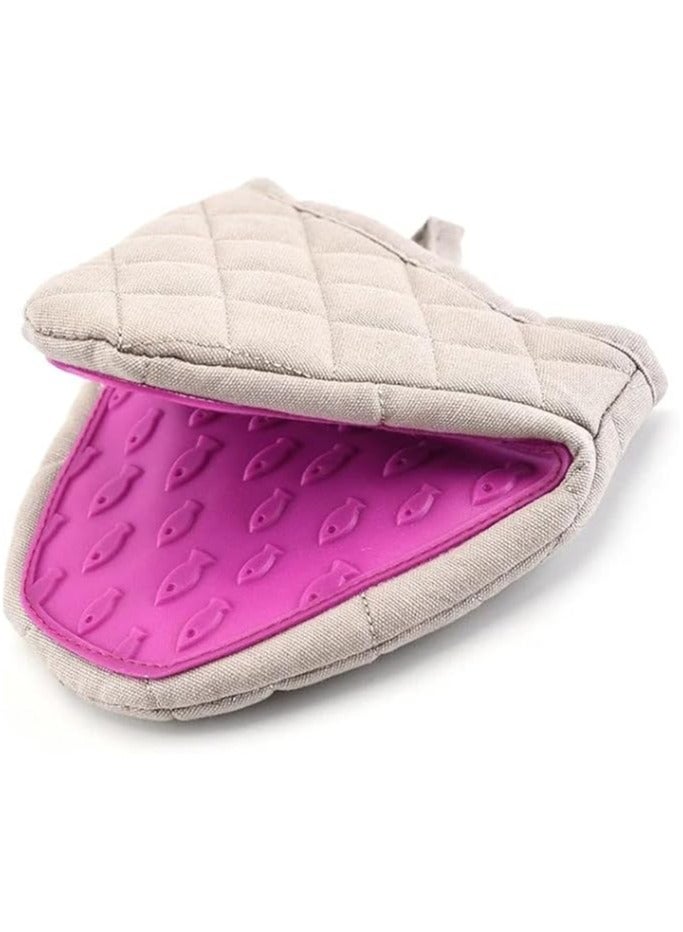 أمازينج. إي جي بي قفاز فرن سيليكون، قفاز مطبخ مقاوم للحرارة، سطح غير قابل للانزلاق، أرجواني - قطعة واحدة (أرجواني) - Image 2