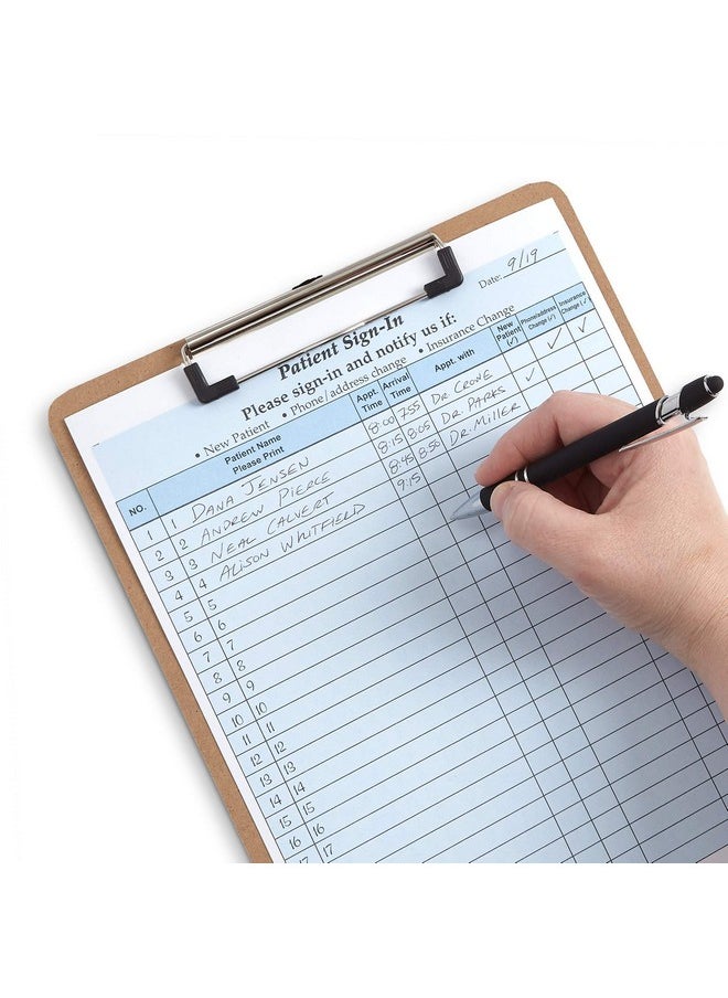 Blue Summit Supplies Blue Summit Supplies 25 Patient Sign in Forms, Carbonless 3 Part Forms with Peel Away Adhesive Labels, HIPAA Compliant for Privacy in Doctor, Medical, Dental Office, Blue, 25 Pack  - Image 5