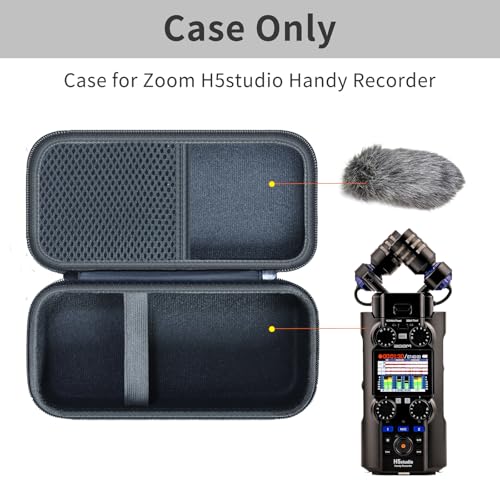 Wanaiha Case Compatible with Zoom H5studio Handy Recorder Microphone(Case Only) - Image 2