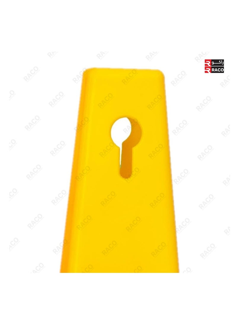 RACO No Parking Cone, Yellow No Parking Sign with 4 Sides View, Easily Noticeable No Parking Sign, 67CM for Commercial and Residential Applications - Image 4