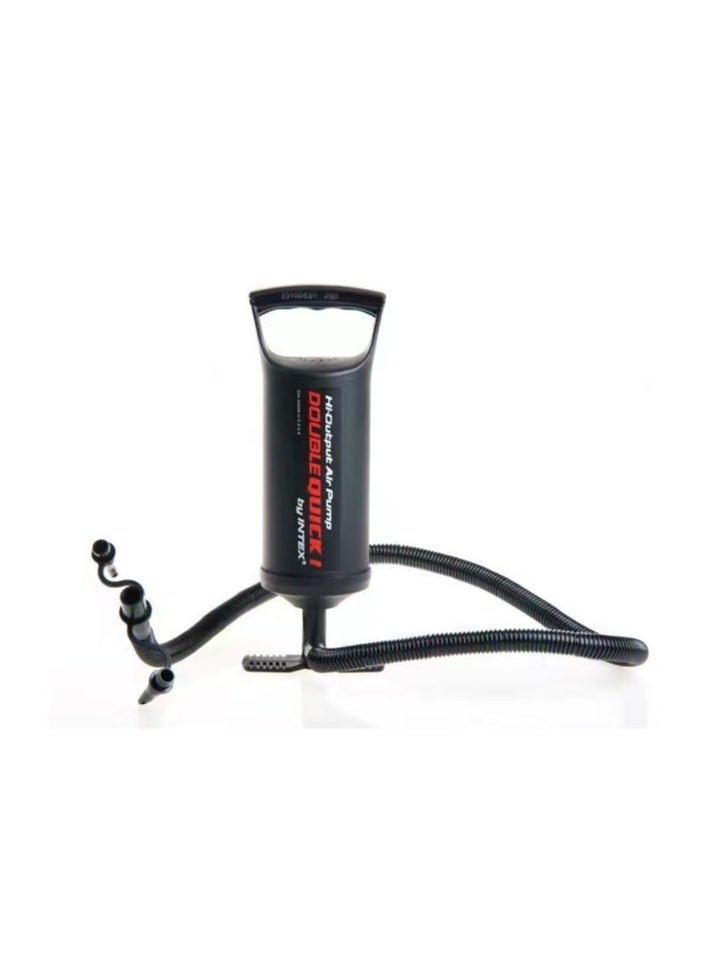 INTEX - Double Quick 1 Hand Pump Black 11.5inch - Image 1