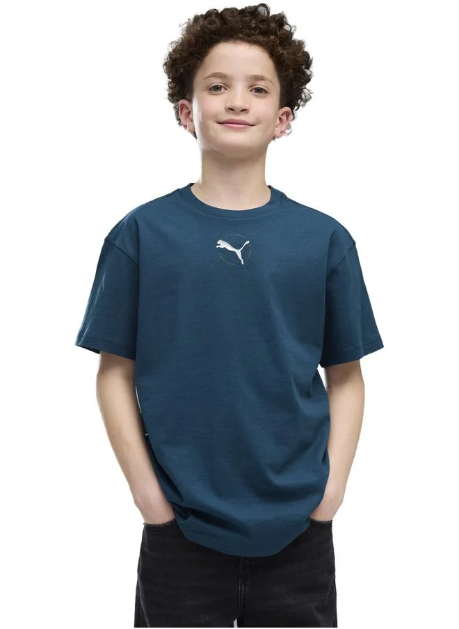 بوما تيشرت PUMA Sport Relaxed Graphic للشباب