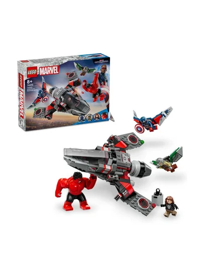 LEGO Lego Marvel New Captain America vs. Red Hulk Battle Construction Figure 76292