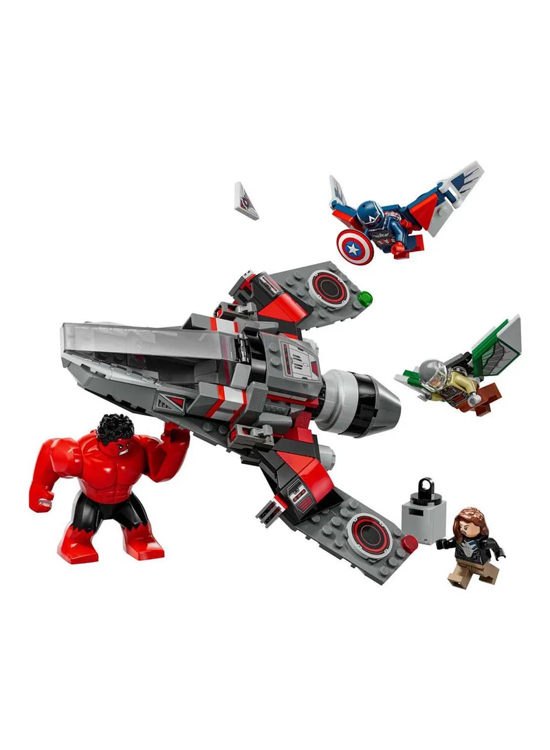 LEGO Lego Marvel New Captain America vs. Red Hulk Battle Construction Figure 76292