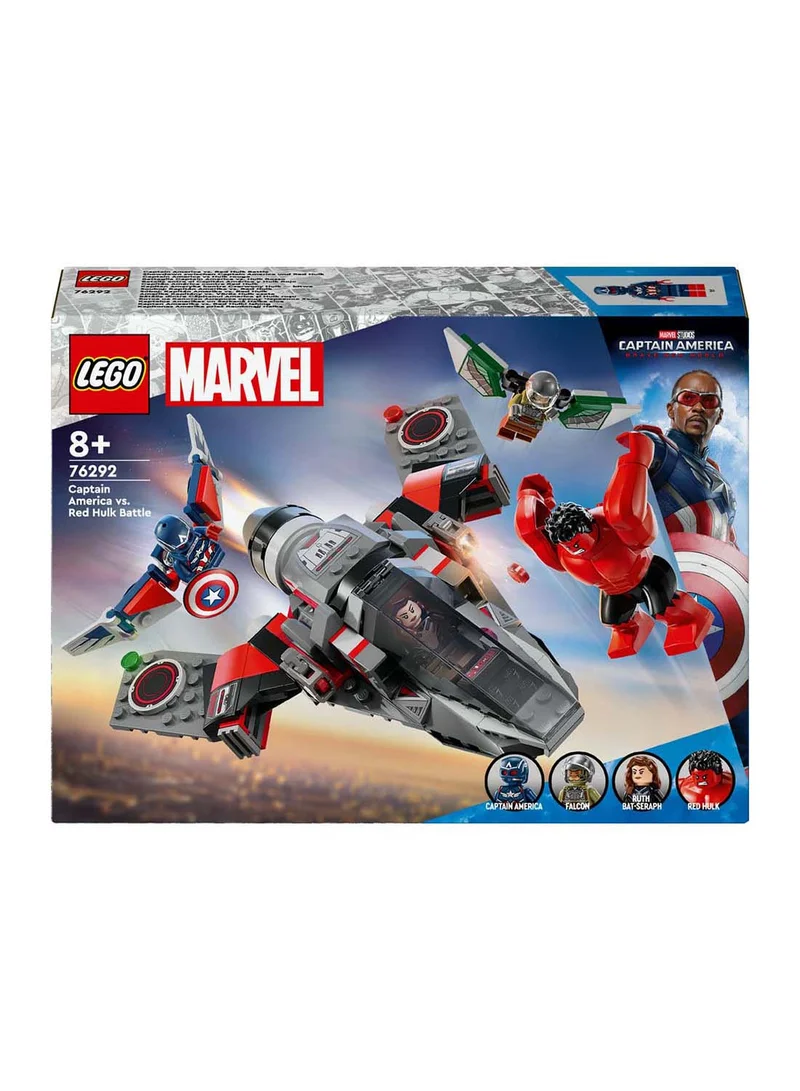 LEGO Lego Marvel New Captain America vs. Red Hulk Battle Construction Figure 76292