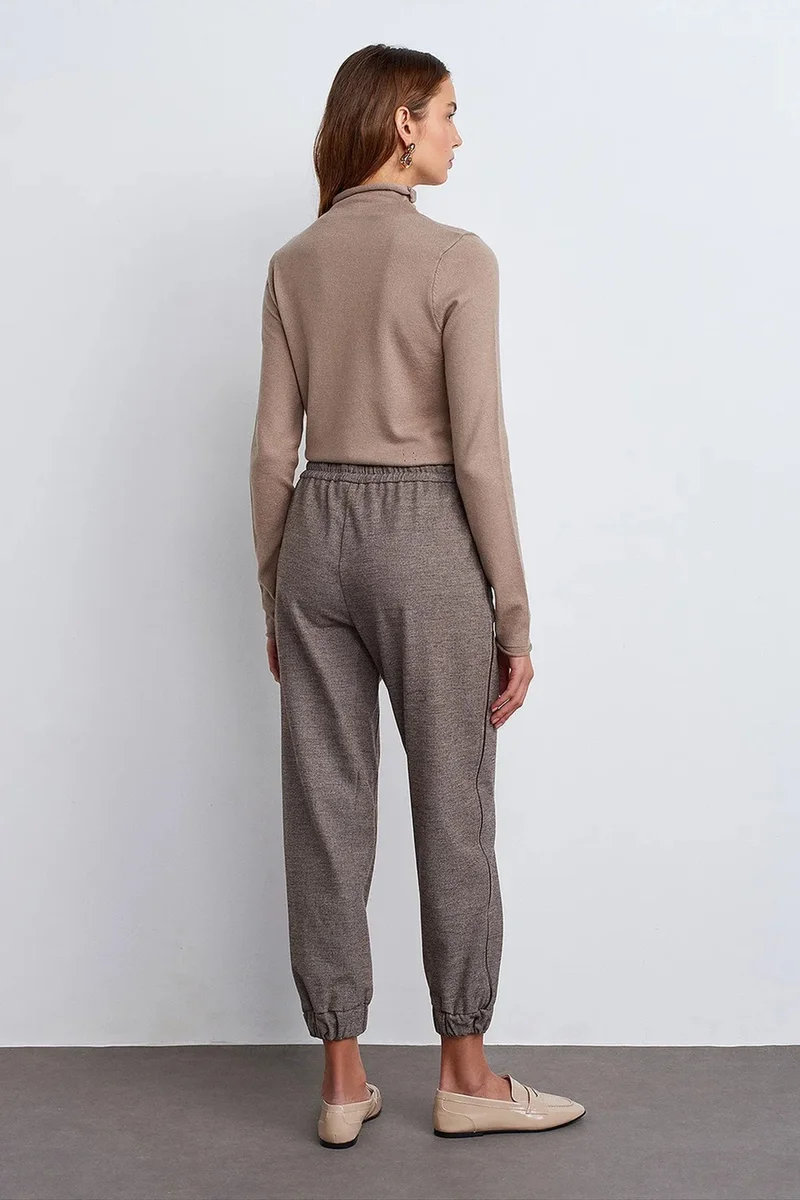 Dilvin Charcoal Grey DILVIN Women's Elastic Waist Jogger Pants for Women | Best Price UAE