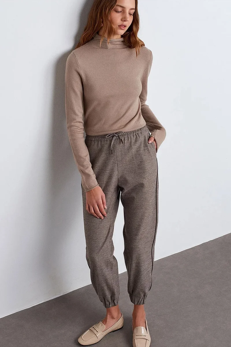 DILVIN Women's Elastic Waist Jogger Pants