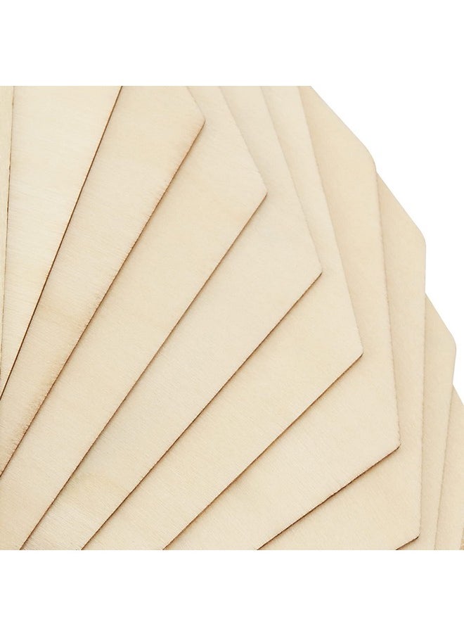 PINGEUI - 20 Pcs 10 X 7 Inch Large Wooden Tags For Crafts, Unfinished Blank Wood Sign, Wooden Gift Tags Labels With Holes And 22Cm Jute Twine For Diy Craft Supplies, Painting, Staining And Decorations - Image 1