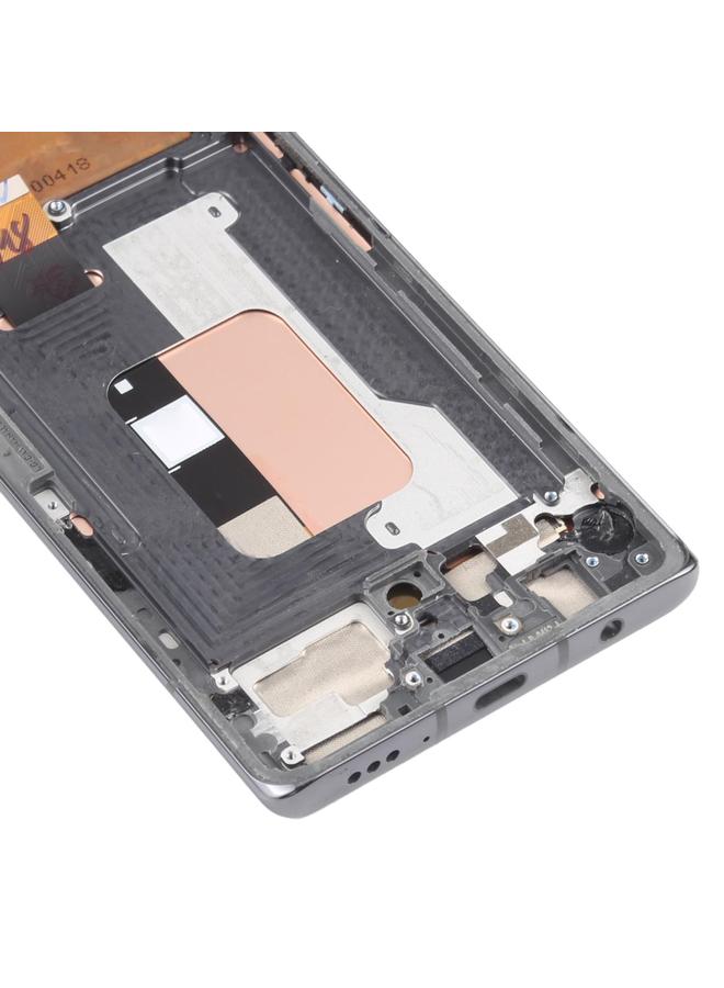 Replacement For LG Velvet 5G US Version Original LCD Screen Digitizer Full Assembly with Frame Silver - Image 5