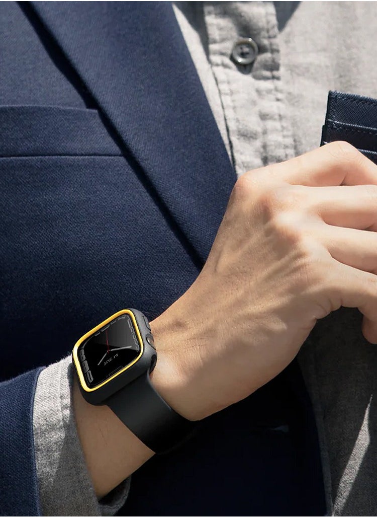 Uniq 45/44mm Watch Case for Apple Watch Series 4/5/6/7/8/SE, UNIQ Moduo - Chalk/Stone Grey  - Image 3