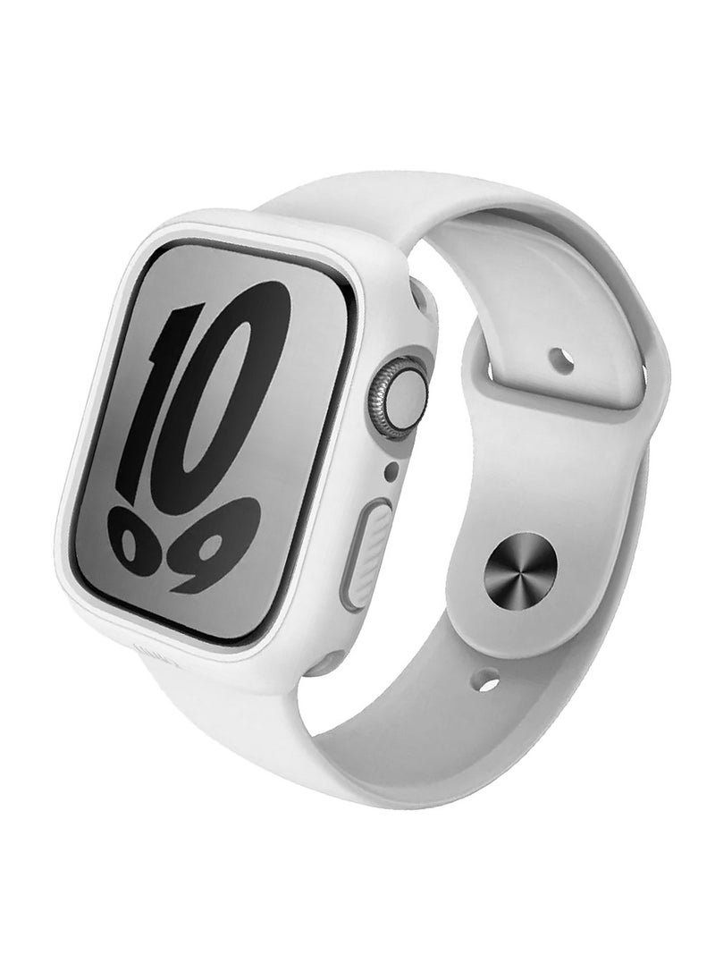 Uniq 45/44mm Watch Case for Apple Watch Series 4/5/6/7/8/SE, UNIQ Moduo - Chalk/Stone Grey  - Image 4