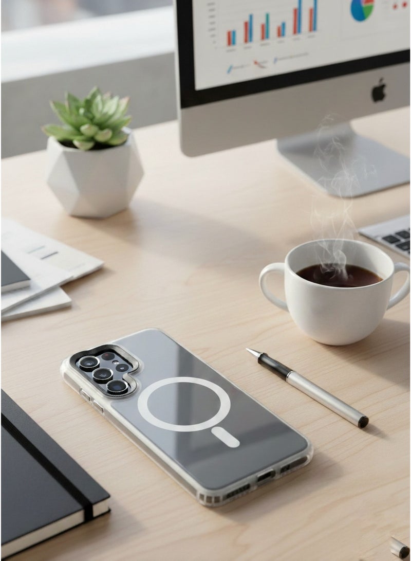 Grace samsung S25 ultra -   Magnetic Phone Case with Wireless Charging Support - Image 3