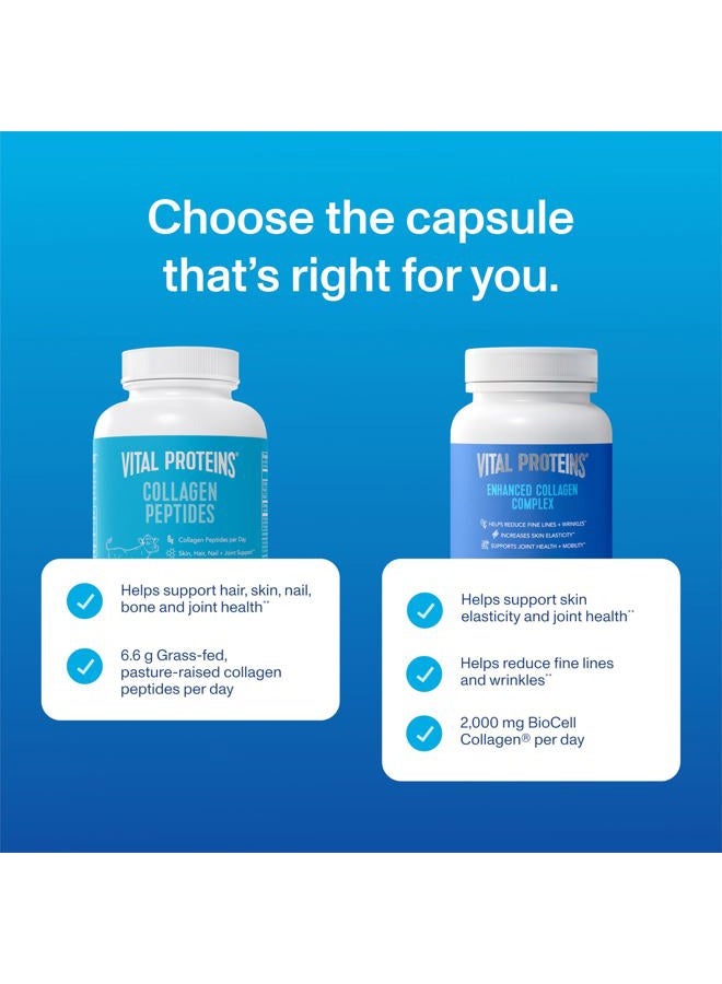 Vital Proteins ® Enhanced Collagen Complex Capsules with BioCell Collagen® - Supports Skin Elasticity, Joint Health and Helps Reduce Fine Lines & Wrinkles (1) - 60 Count - Image 3