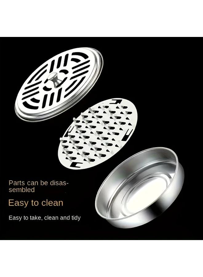 3 Piece Set Spiny Fragrant Plate Stainless Steel Portable Incense Disc Outdoor Home Use - Image 1