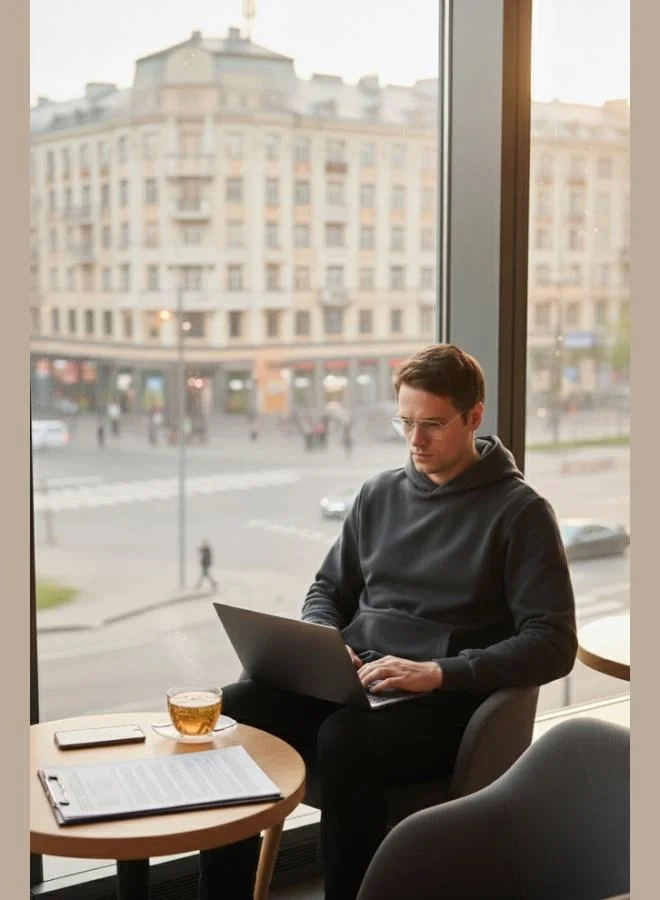 Buratti  Buratti Regular Fit Hooded Sweatshirt with Kangaroo Pocket, Soft Fleece Lining, Men's Sweatshirt 5905281 for Men | Best Price UAE