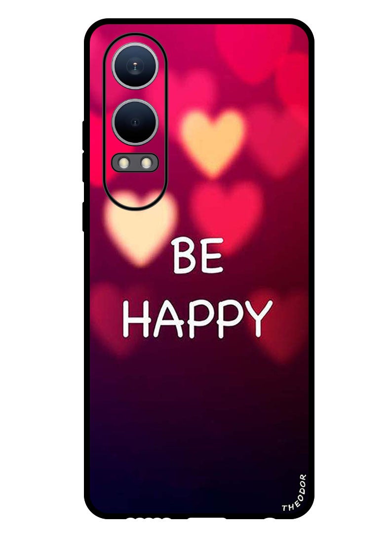 Theodor Protective Case Anti Scratch Shock Proof Bumper Cover For Oppo K12x (China) Be Happy - Image 1