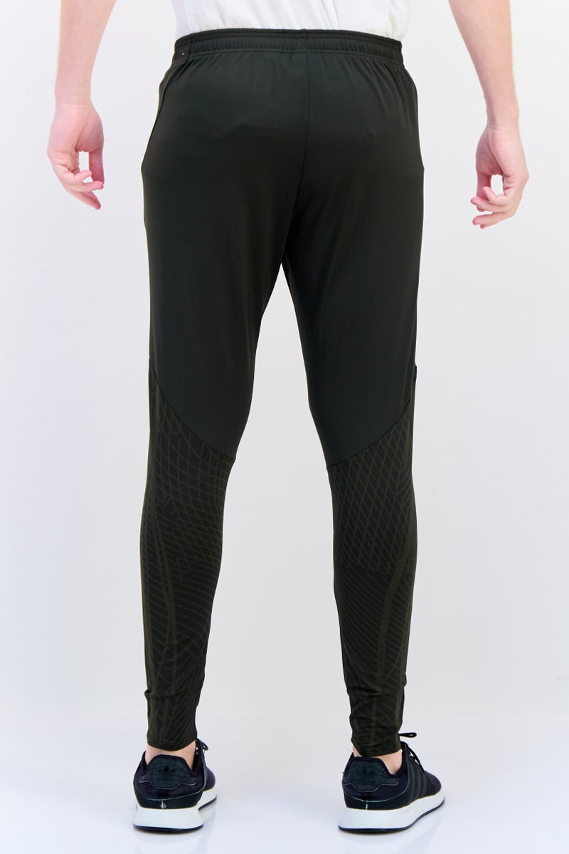 Nike Men Slim Fit Embroidered Football Track Pants, Army Green - Image 3