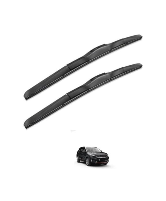 RYU7® Hybrid Wiper Blades Compatible with Kia Seltos(Pack of 2) - Image 1