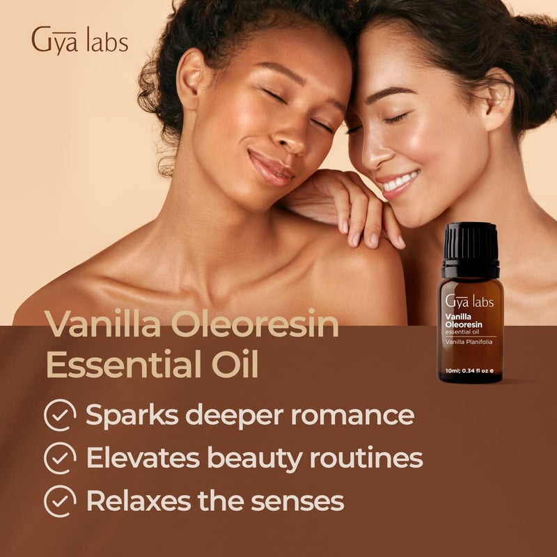 Gya Labs Vanilla Essential Oil Combo Pack (0.34 Fl Oz x 2) - for Diffuser, Skin, Aromatherapy, Soap & Candle Making Scents - Image 3