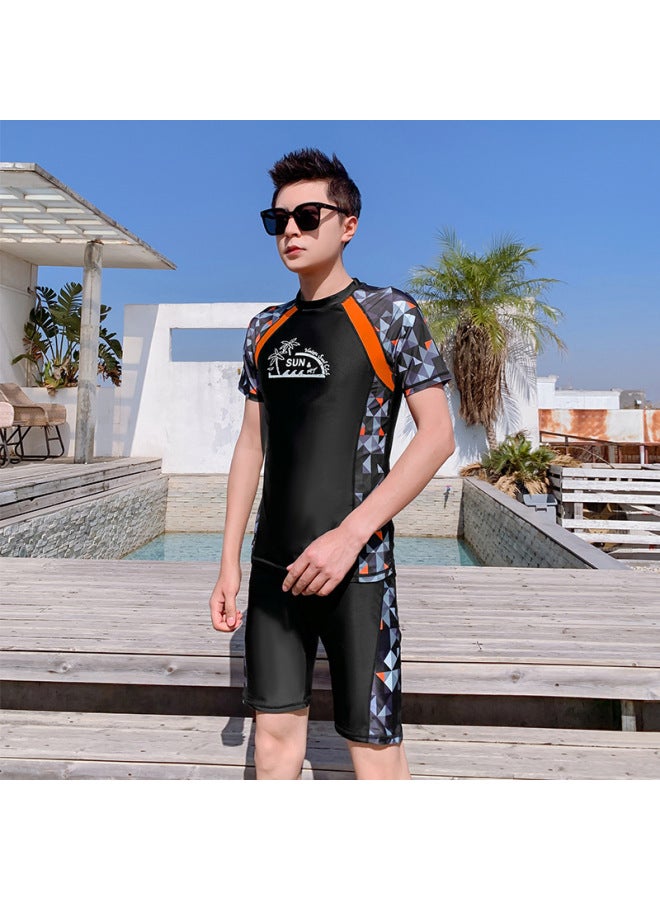 New Korean-style Couple Diving Suit Men And Women Jellyfish Suit Snorkeling Surfing Swimsuit Student Swimsuit