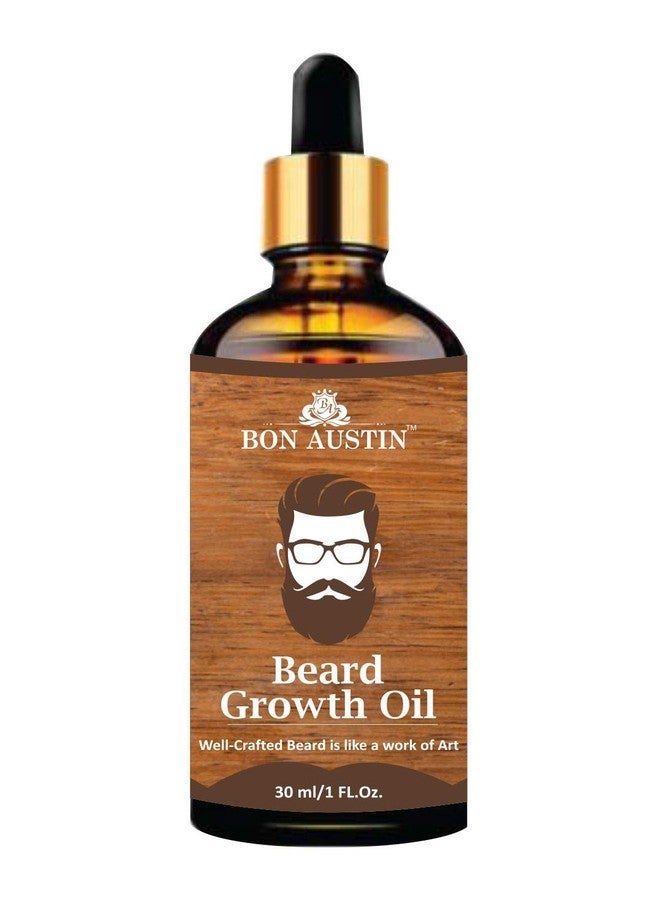 Bon Austin 100% Natural Beard Growth Oil- For Stimulating fast Beard Growth Hair Oil (30 ml) - Image 1