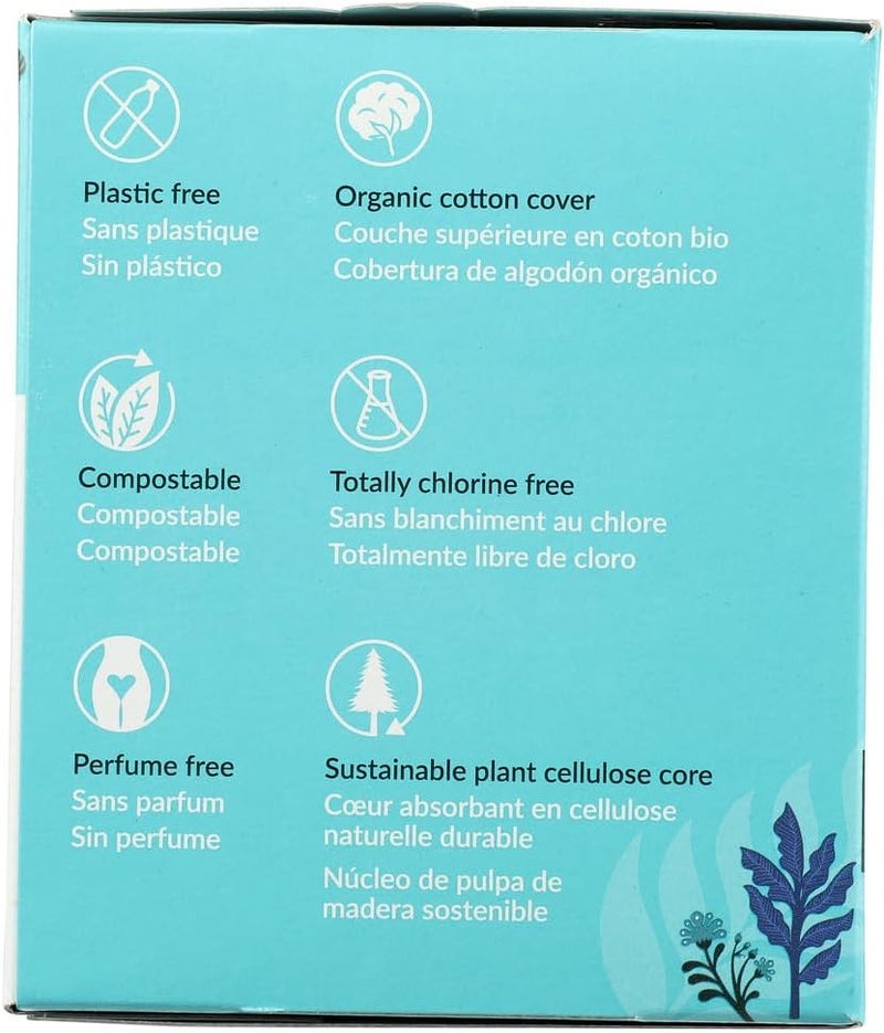 Natracare Ultra Pads with Wings - 14 Count (2 Pack) - Organic Cotton, Plastic Free, and Biodegradable - Image 2