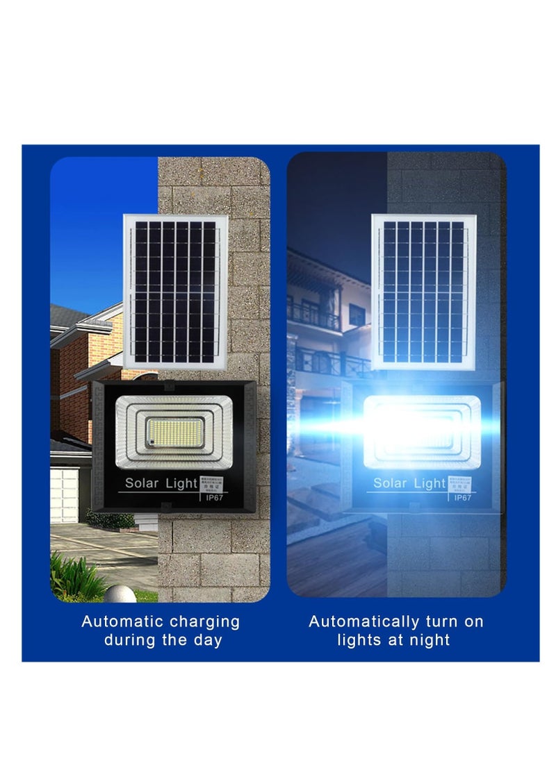 Rightsure Solar Lights Outdoor Remote Solar Led Flood Light Waterproof With Charger Solar Lights Indoor Outdoor Light Solar Lights Garden Street Lighting 500W Solar Light (black)  - Image 2