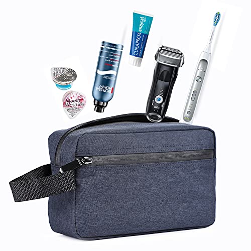 Etercycle Toiletry Bag for Men, Portable Travel Toiletry Organizer Bag,Shaving Bag for Toiletries Accessories (Deep blue) - Image 5