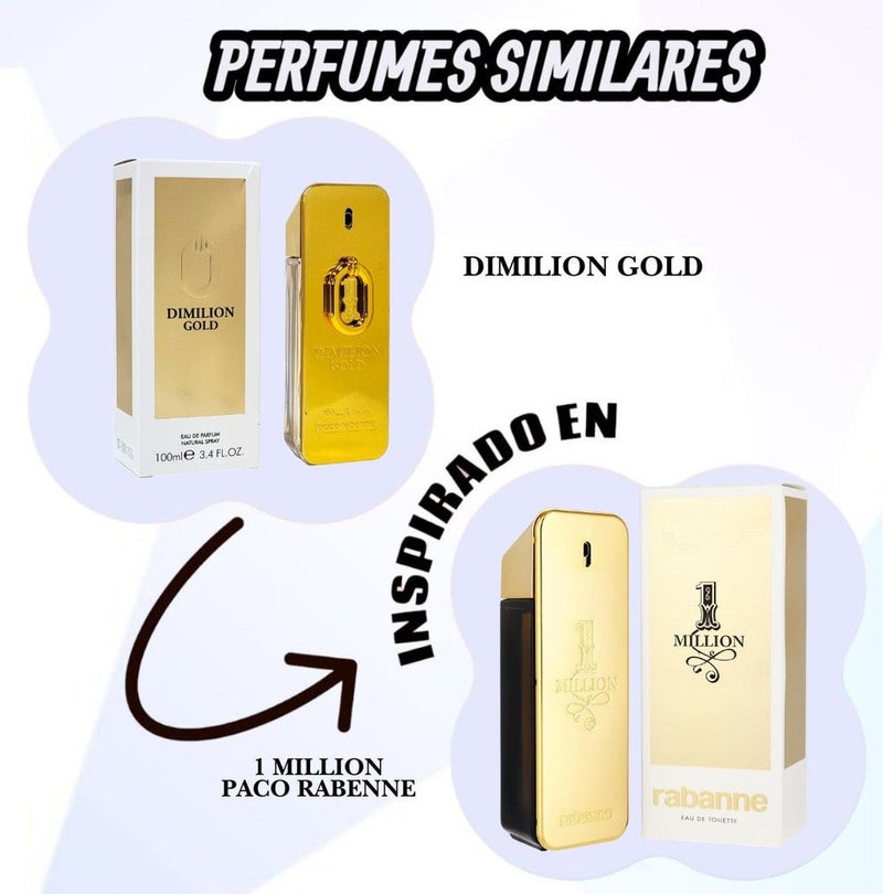 Mystical Dimilion Gold Eau de Parfum – 100ml | Luxurious EDP Fragrance Inspired by 1 Million - Image 2