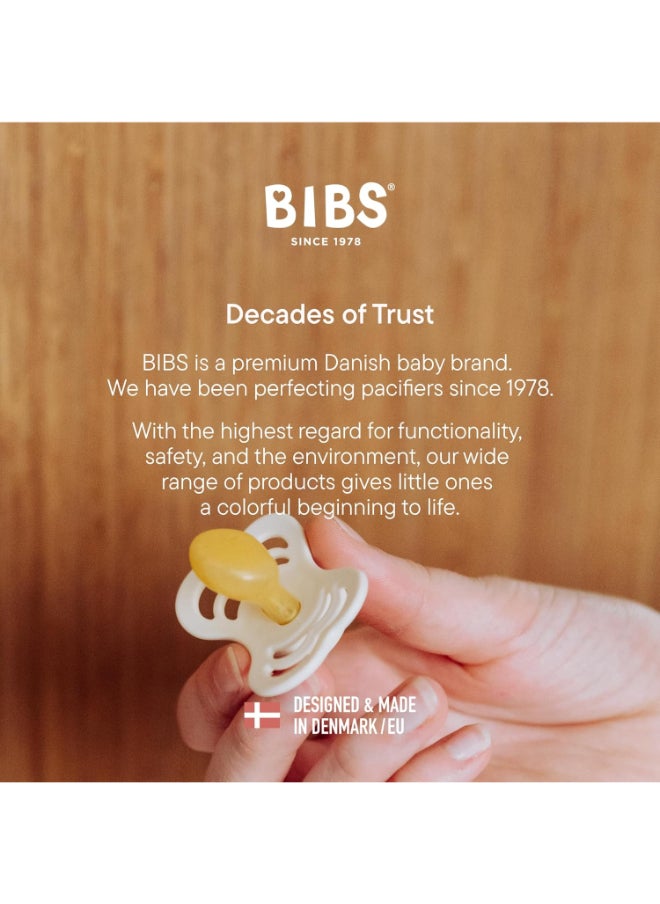 Set of 2 Pacifiers Couture Collection, Bpa - Free Baby Pacifier, Made In Denmark, Vanilla/Dark Oak Colour Premium Soothers, Size 6 - 18 Months - pzsku/Z6D3B788FDBB6D921A095Z/45/_/1734417282/082758e6-f89b-4df2-8c3d-2cd75388b604