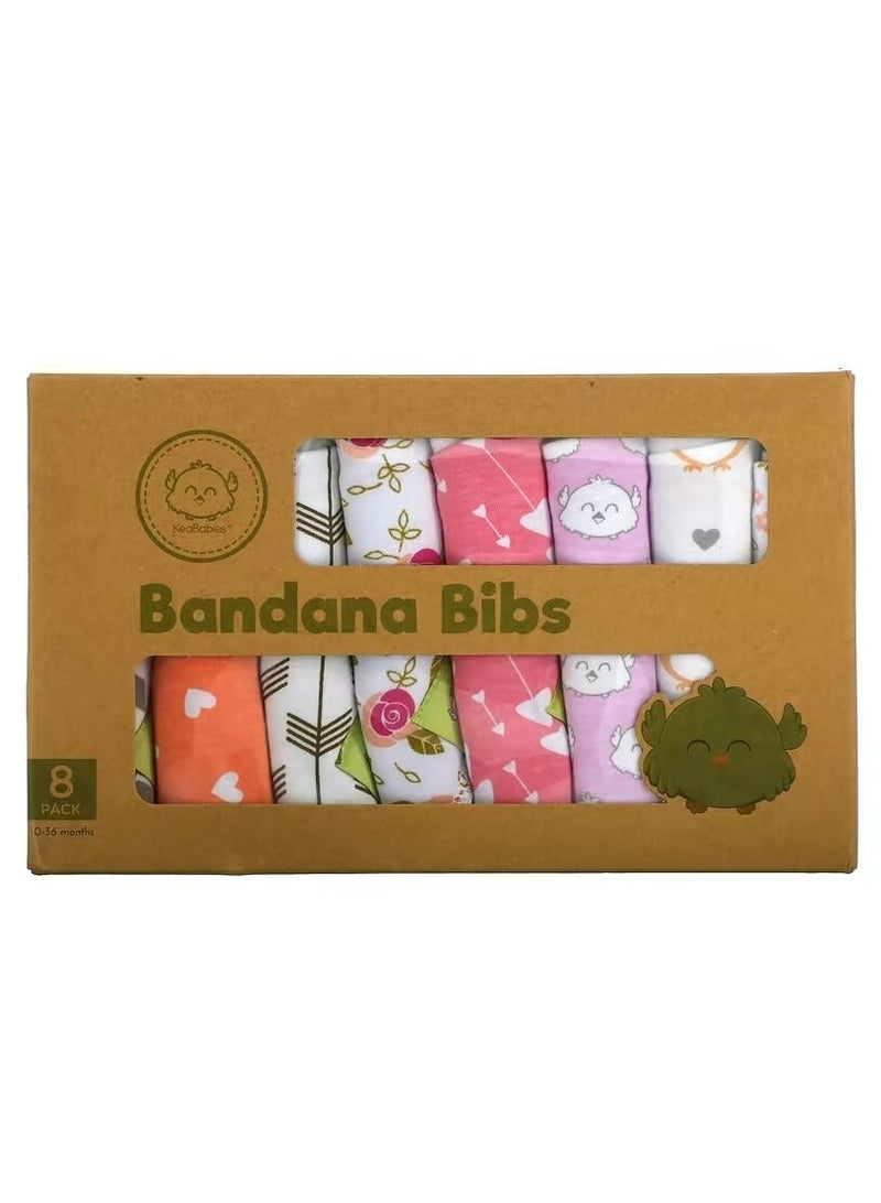KeaBabies KeaBabies Bandana Bibs 0-36 Months Pink Dreams  - Image 1