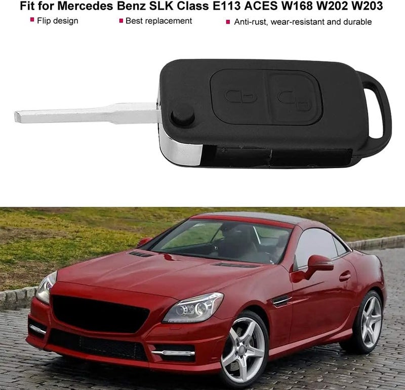 EBTOOLS Replacement Key Chain Case Cover for Mercedes Benz SLK Class - Image 3