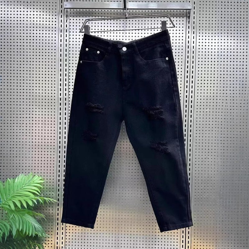Unisex Casual Daily Denim Jeans - Image 3