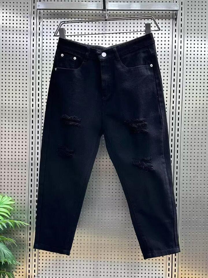 Unisex Casual Daily Denim Jeans - Image 1