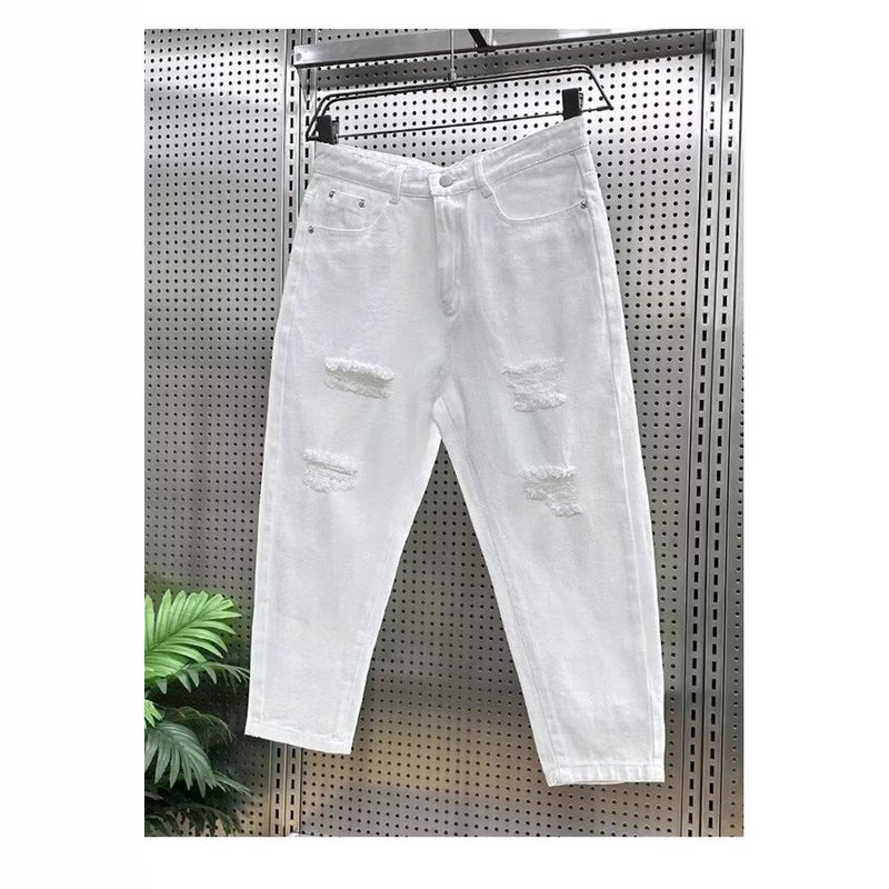 Unisex Casual Daily Denim Jeans - Image 4