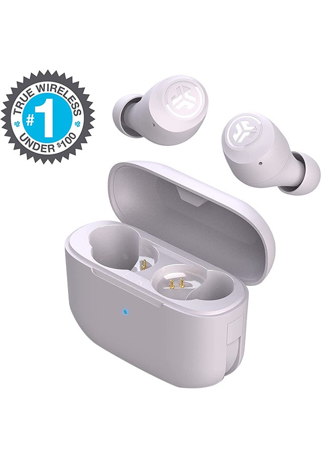 جيلاب سماعات أذن بلوتوث لاسلكية Go Air Pop True + حقيبة شحن | الاتصال المزدوج | مقاومة العرق IPX4 | اتصال بلوتوث 51 | 3 إعدادات صوت EQ: توقيع JLab، متوازن، تعزيز الجهير - Image 1