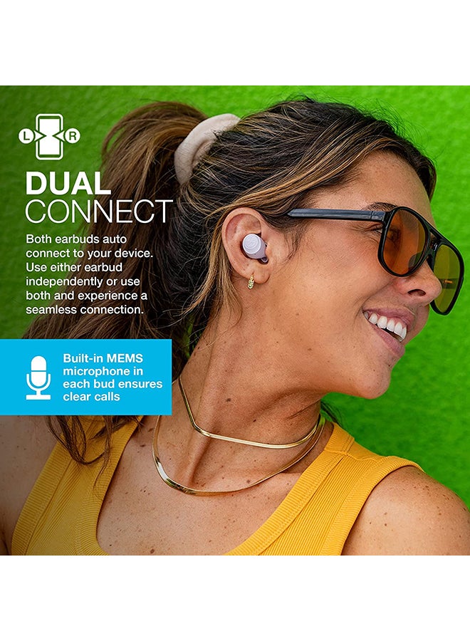 جيلاب سماعات أذن بلوتوث لاسلكية Go Air Pop True + حقيبة شحن | الاتصال المزدوج | مقاومة العرق IPX4 | اتصال بلوتوث 51 | 3 إعدادات صوت EQ: توقيع JLab، متوازن، تعزيز الجهير - Image 3