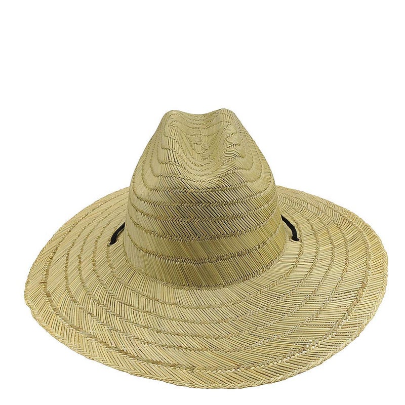 Quiksilver mens Pierside Straw Lifeguard Beach Straw Sun Hat, Natural/Black, Small-Medium US - Image 2