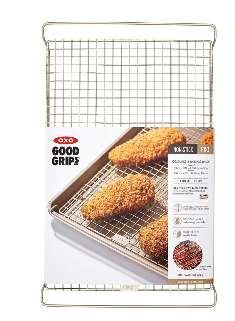 OXO OXO Good Grips Non-Stick Pro Cooling Rack and Baking Rack,Metal - Image 1