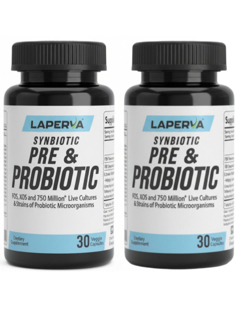 Laperva Pre & Pro Biotic 30 Caps, Pack of 2 - Image 3