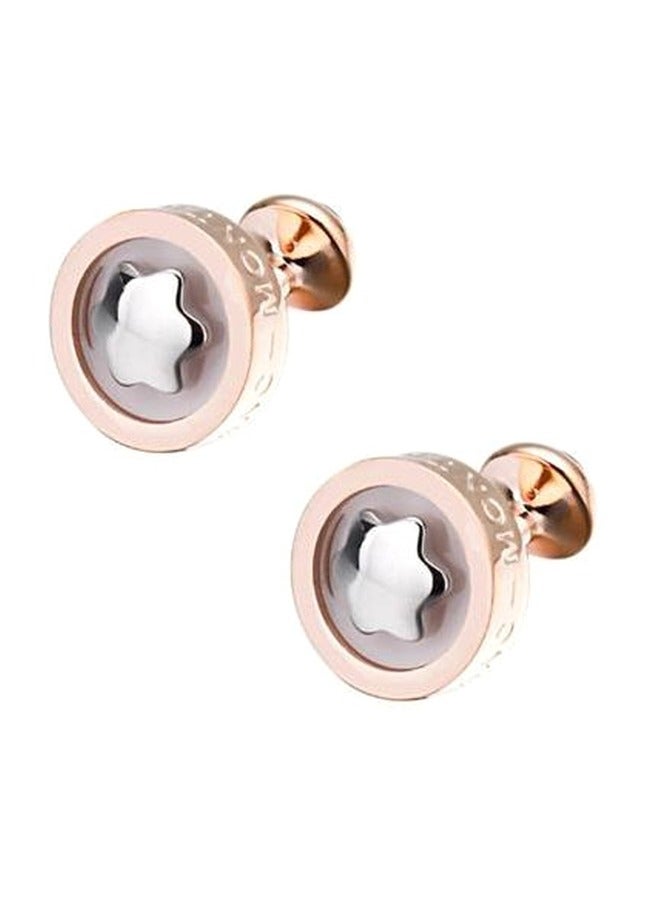 French Style Plum Cufflinks 