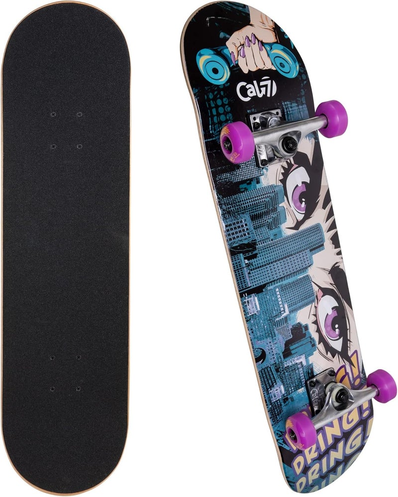 Cal 7 Complete Standard Skateboard 7.5-8-Inch Deck - Image 1