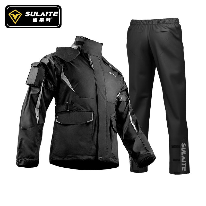 Motorcycle Riding Raincoat Outdoor Split Raincoat Rain Pants Motorcycle Waterproof Suit Outdoor Hiking Jacket Waterproof - Image 2