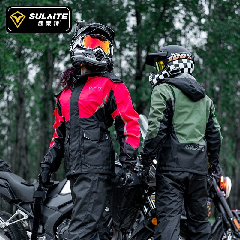 Motorcycle Riding Raincoat Outdoor Split Raincoat Rain Pants Motorcycle Waterproof Suit Outdoor Hiking Jacket Waterproof - Image 3